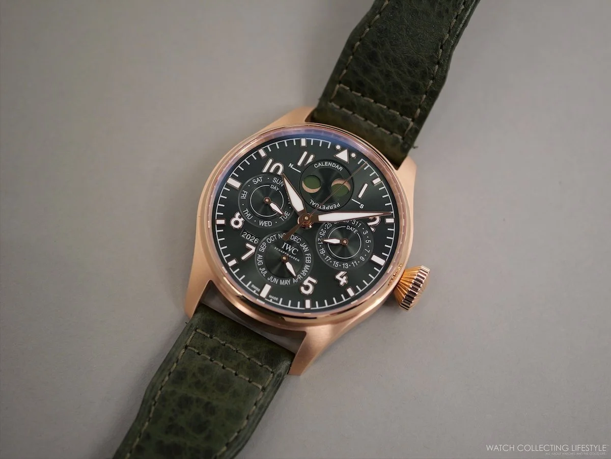 Insider: IWC Big Pilot's Perpetual Calendar ProSet Gold and Olive